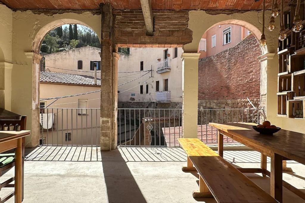 Habitacion Roca Foradada En Casa Cami De Les Aiguees Monistrol De Montserrat 外观 照片